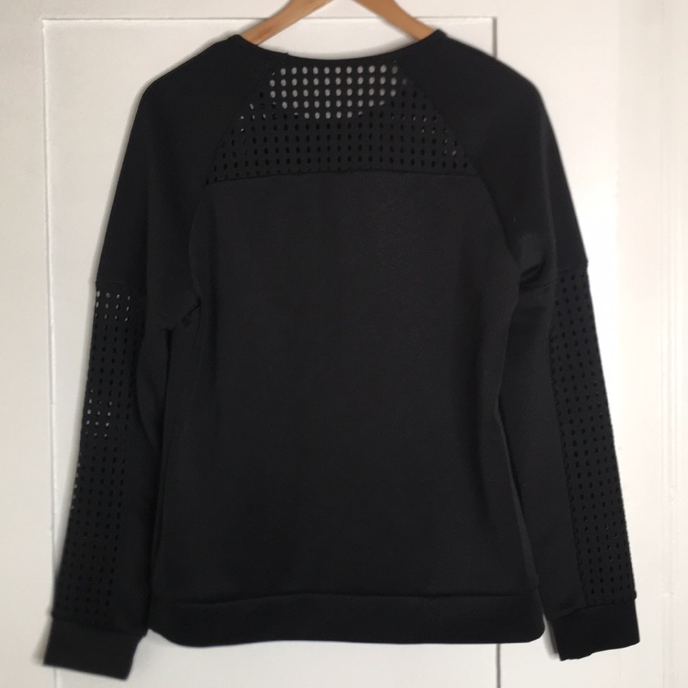 Fabletics Black Workout Pull Over - image 4